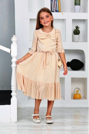 İ&K ŞİMARIK BÜRÜMCÜK STOFF-BABYKRAGEN, GÜRTEL, TASCHE, FUTTERKLEID