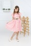 Belted Lace Dress with Bag and Belt