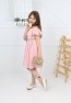 Belted Lace Dress with Bag and Belt