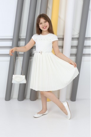 Плиссированное платье-мешок I&k