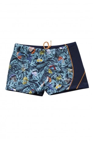 Erkek Çocuk Yaprak Desenli Şort