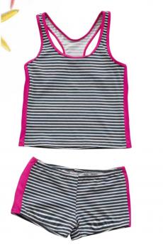 Kız Çocuk Şortlu Bikini Takım