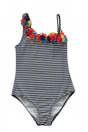 I&k Şımarık Moyo Bikini Kız Çocuk Mayo Lacivert Çizgili