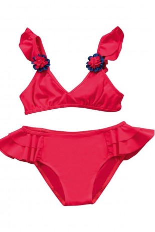 Kız Çocuk Aksesuarlı Bikini Takım Kız Çocuk Aksesuarlı Bikini Takım