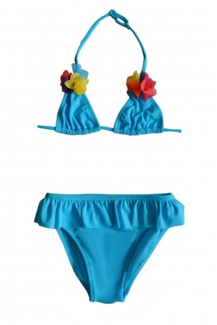 Kız Çocuk Aksesuarlı Bikini Takımı Kız Çocuk Aksesuarlı Bikini Takımı