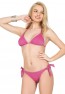 Damen-Triangel-Bikini-Set mit Glitzer