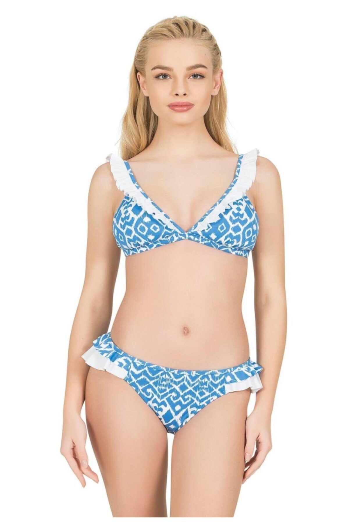 Rüschen-Bikini-Set für Damen