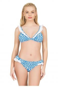 Kadın Fırfırlı Bikini Takımı