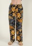 Womens Woven Wide Leg Pants with Pockets