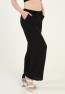 Womens Woven Wide Leg Pants with Pockets