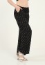 Womens Woven Wide Leg Pants with Pockets