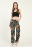 Womens Woven Wide Leg Pants with Pockets