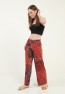 Womens Woven Wide Leg Pants with Pockets