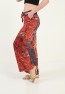 Womens Woven Wide Leg Pants with Pockets