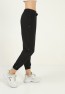 Womens Pockets Side Snap Detail Pants with Elasticized Bottom