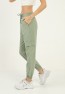 Womens Elastic Bottom Pants with Pockets