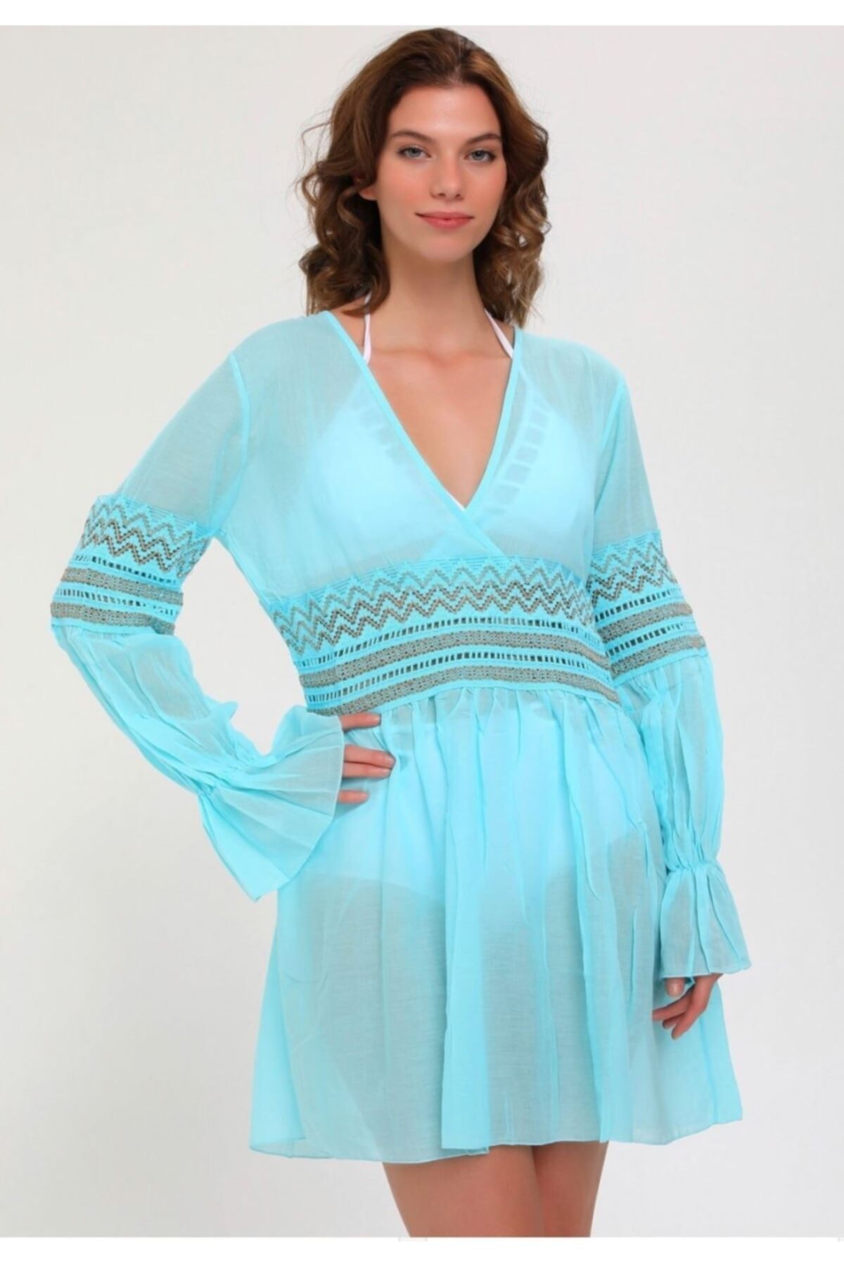 Mittelhohes Strandkleid für Damen