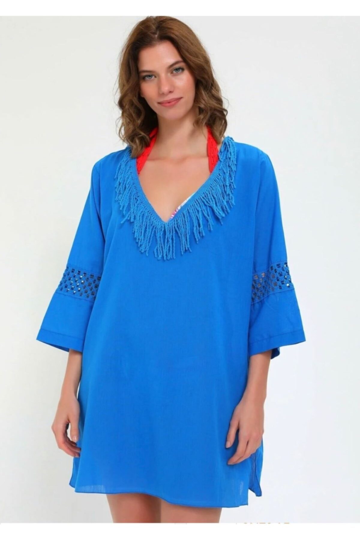 Womens Tassel Beach Dress