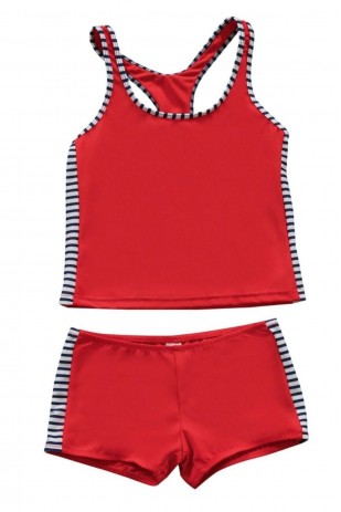 Kız Çocuk Şortlu Bikini Takımı Kız Çocuk Şortlu Bikini Takımı