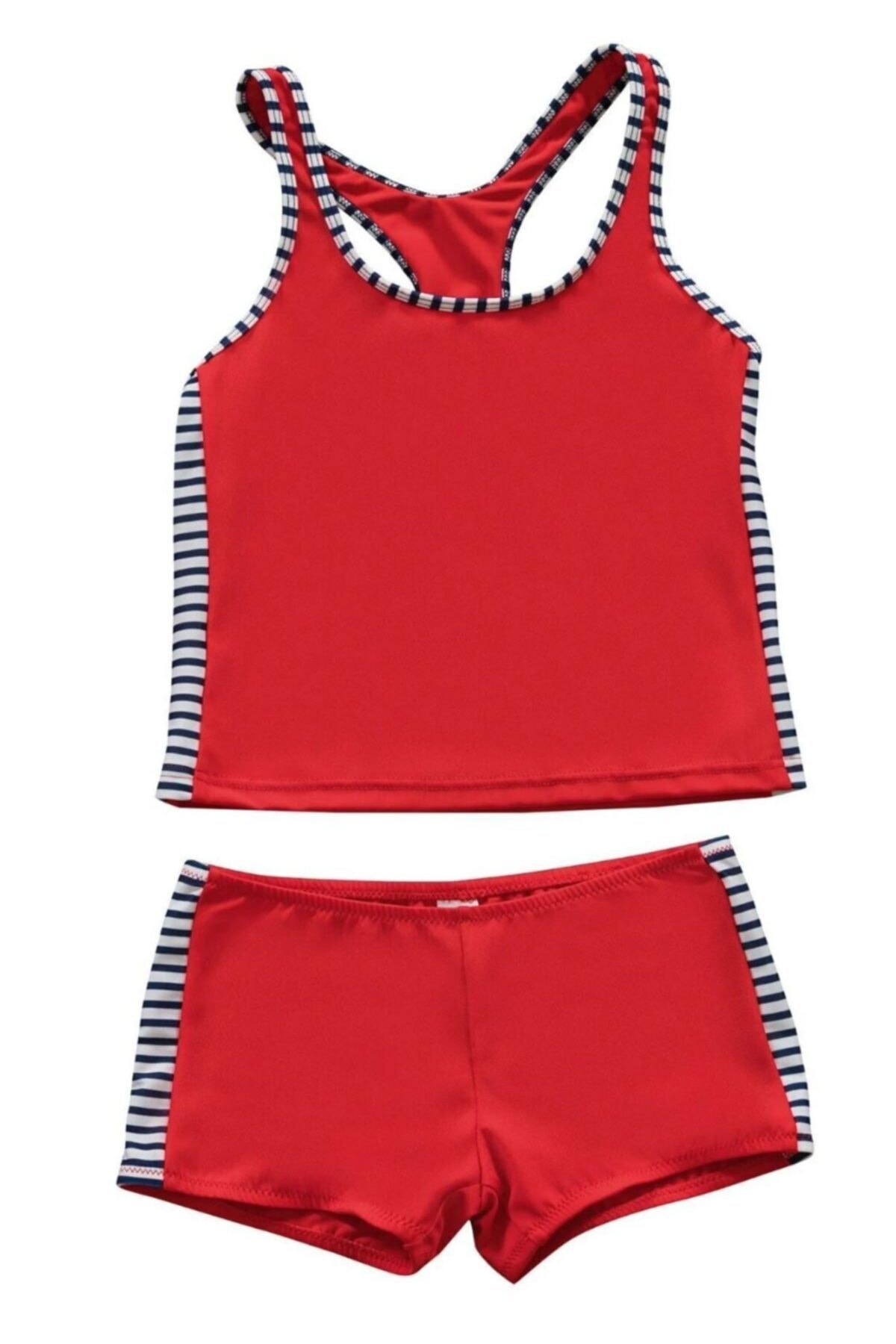 Kız Çocuk Şortlu Bikini Takımı