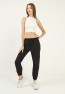 Womens Elastic Bottom Pants with Pockets