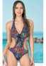 Womens Bird Eye Detailed Swimsuit