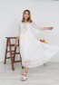 Doppeltes Sommer-Spitzenkleid für Damen