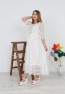 Doppeltes Sommer-Spitzenkleid für Damen