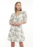 Damen-Neckholder-Kleid mit Blumenmuster