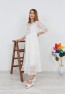 Doppeltes Sommer-Spitzenkleid für Damen