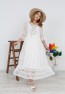 Doppeltes Sommer-Spitzenkleid für Damen