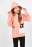 Kız Çocuk Kapüşonlu Baskılı Sweatshirt