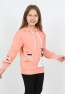 Kız Çocuk Kapüşonlu Baskılı Sweatshirt