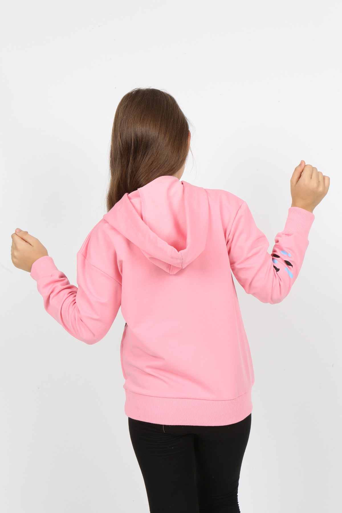 I&k Şımarık Kids Kız Çocuk Kapüşonlu Baskılı Sweatshirt