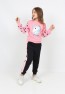 I&k Spoiled Kids Girls Unicol Printed Tracksuit Set