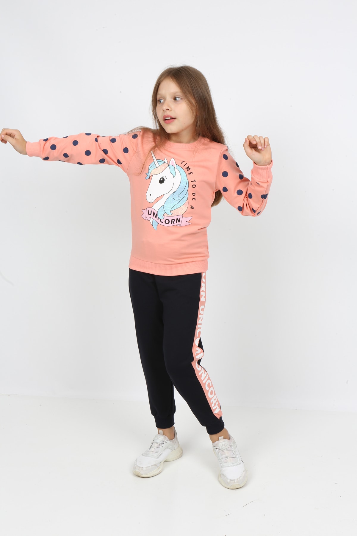 I&k Şımarık Kids Kız Çocuk Unicol Baskılı Eşofman Takımı