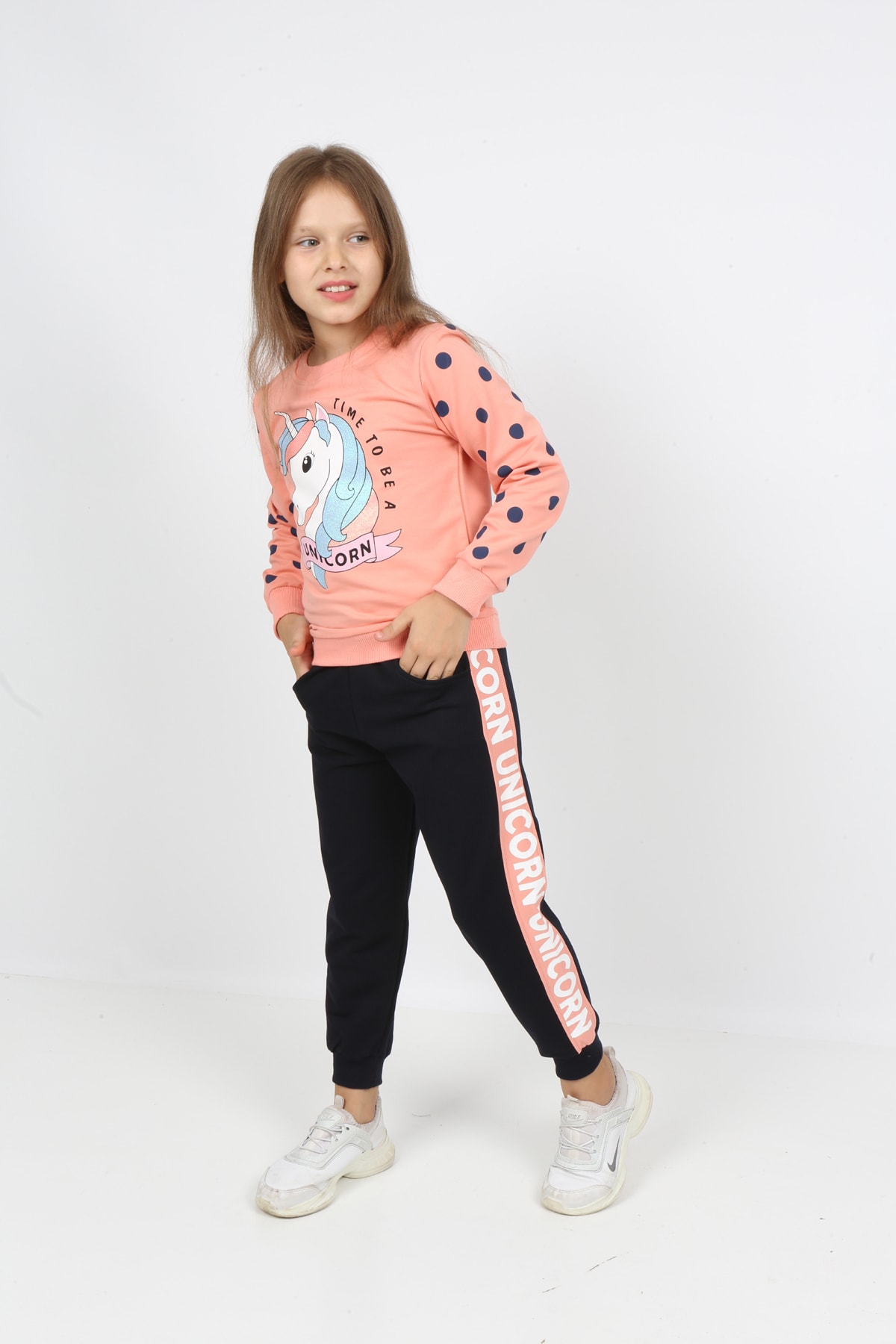 I&k Şımarık Kids Kız Çocuk Unicol Baskılı Eşofman Takımı