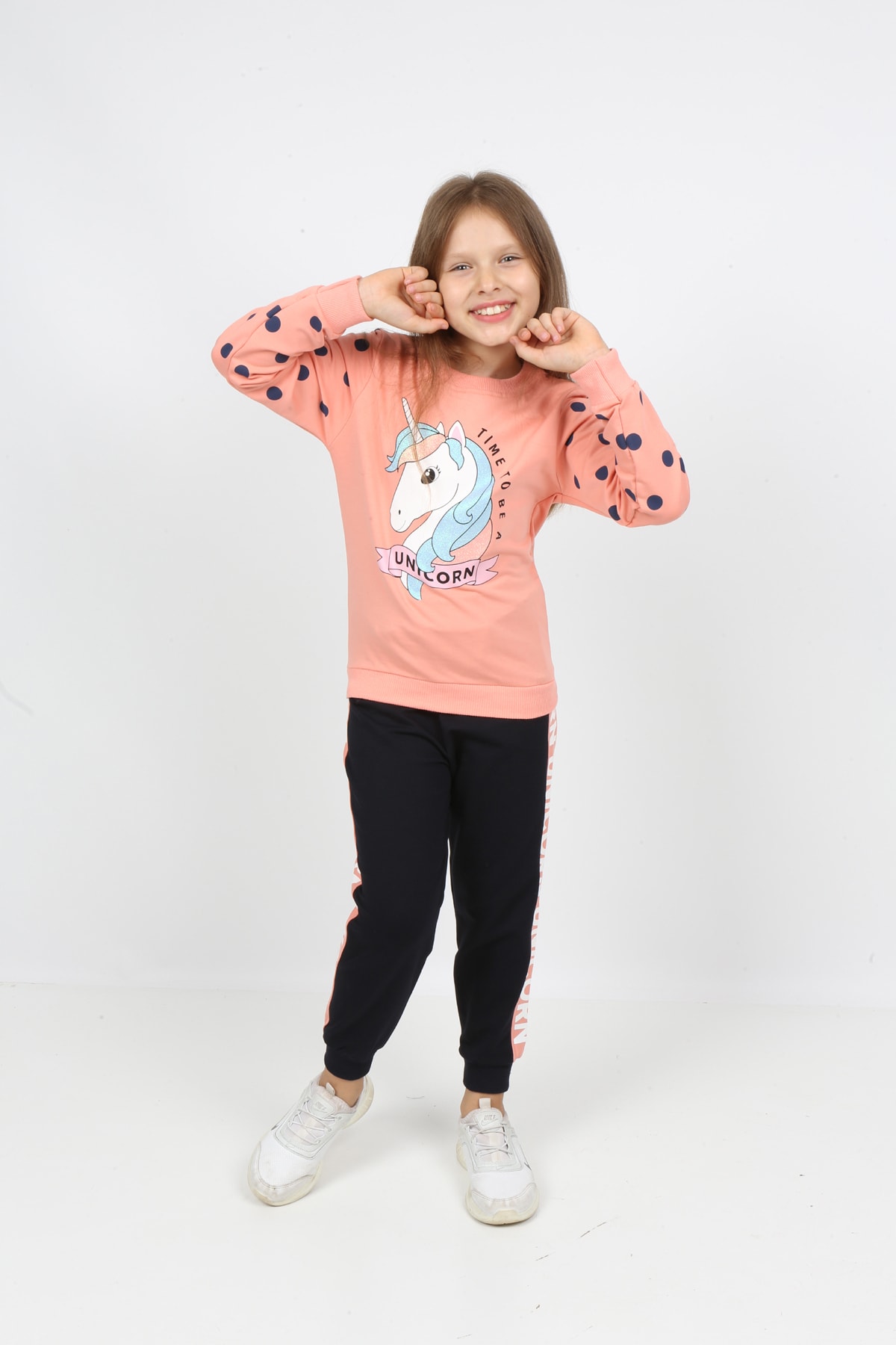 I&k Şımarık Kids Kız Çocuk Unicol Baskılı Eşofman Takımı