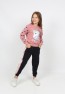 I&k Spoiled Kids Girls Unicol Printed Tracksuit Set