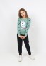 I&k Spoiled Kids Girls Unicol Printed Tracksuit Set