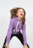 I&k Şımarık Kids سويت شيرت بغطاء رأس وجيب وطبعة أرنب للفتيات