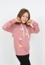 I&k Şımarık Kids Kız Çocuk Kapüşonlu Flamingo Baskılı Sweatshirt