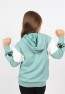 Girls Printed Sweatshirt with Garnished Pocket