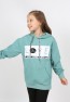 Kız Çocuk Kapüşonlu Cepli Sweatshirt