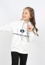 Kız Çocuk Kapüşonlu Cepli Sweatshirt