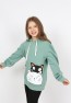 سويت شيرت بغطاء رأس مطبوع للفتيات من I&k Şımarık Kids