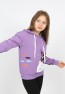 سويت شيرت بغطاء رأس مطبوع للفتيات من I&k Şımarık Kids