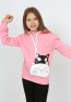 I&k Şımarık Kids Kız Çocuk Kapüşonlu Baskılı Sweatshirt