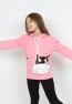 I&k Şımarık Kids Kız Çocuk Kapüşonlu Baskılı Sweatshirt