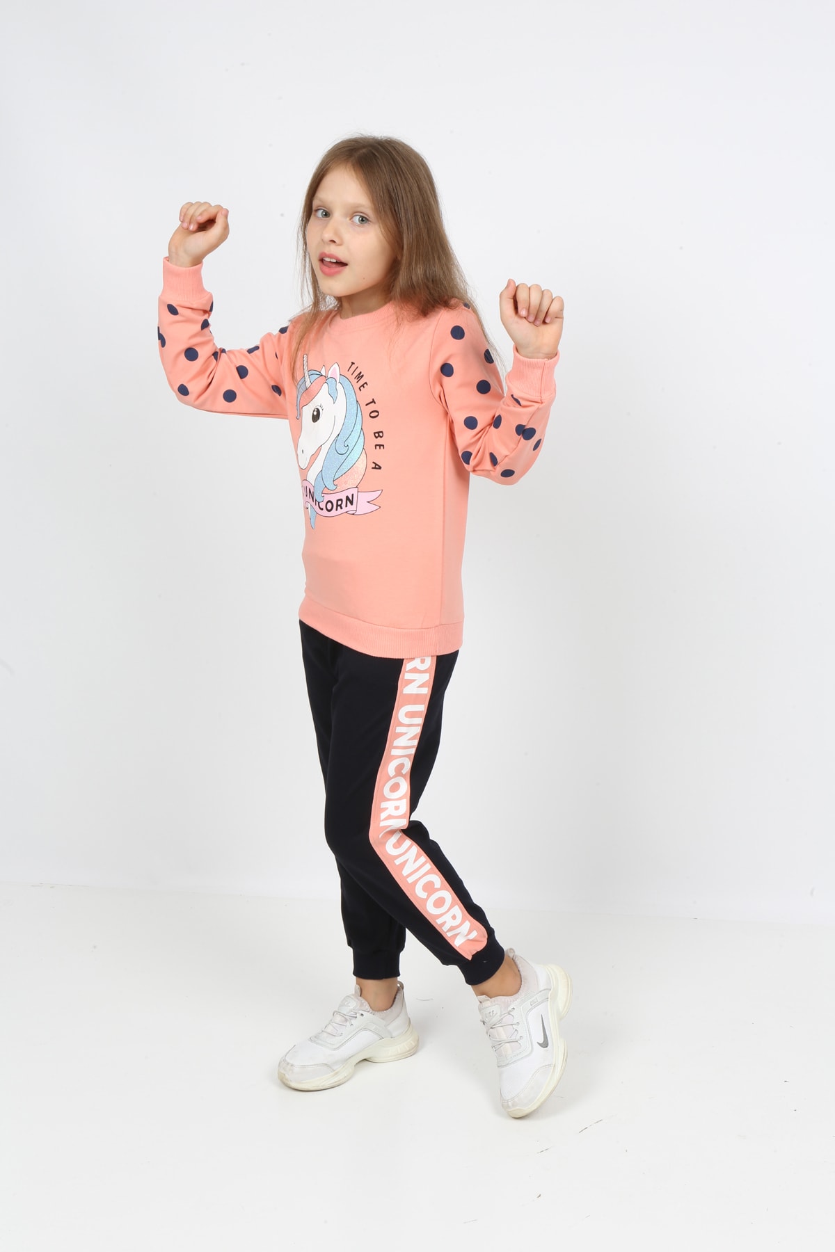 I&k Şımarık Kids Kız Çocuk Unicol Baskılı Eşofman Takımı